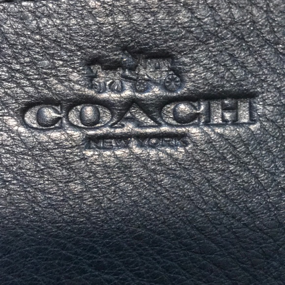 COACH dark blue wristlet! Price drop!! - Picture 8 of 8